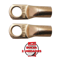 Terminal Ojo Cerrado Cobre 3/8" x 1 GA 2 Unidades