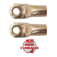 Terminal Ojo Cerrado Cobre 3/8" x 4/0 GA 2 Unidades