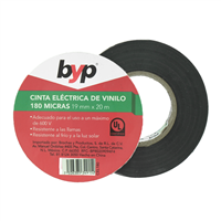Tape Electrico Negro 19 mm X 20 m Byp
