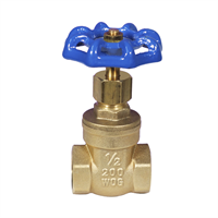 Llave Paso Bronce Compuerta 1/2" Unival