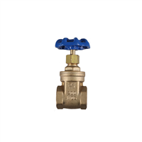 Llave Paso Bronce Compuerta 3/4" Unival