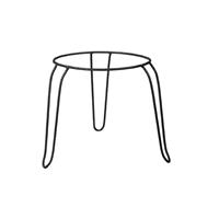 Base Hierro Forjado Macetero 22” X 25 cm