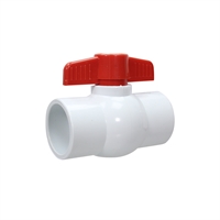 Llave Paso Pvc Bola Lisa Mip 1 1/2"- 38 mm