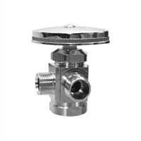 Llave Control Doble 1/2 X 3/8 X 3/8" Coflex