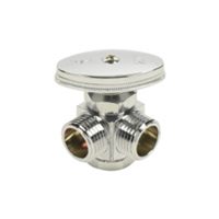 Llave Control Doble 1/2 X 1/2 X 1/2" Coflex