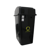 Basurero Reciclaje 42 L Ordinarios Negro HomePro