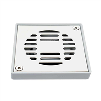 Desague Antiolor Acero Inoxidable Cuadrada 4" Coflex