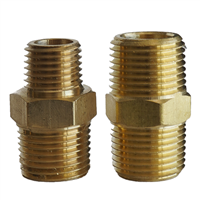 Niple Hexagonal Npt 3/8" y Reductor 3/8 x 1/4"