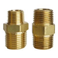 Niple Hexagonal Npt 1/2" y Reductor 1/2 x 3/8"