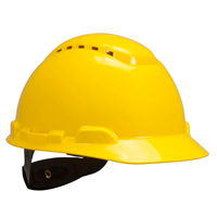 Casco Seguridad Amarillo Ventilado