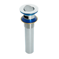Desague Lavatorio Metal 1 1/4" con Tapon Coflex