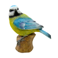 Adorno Jardin Pajaron Herrerillo Alto 13 cm