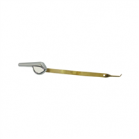 Manija Tanque Inodoro Metalica Frontal Coflex