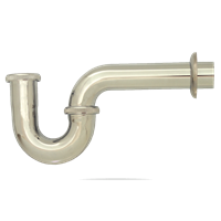 Sifon A La Pared Metal 1 1/4" Coflex