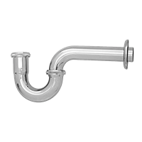 Sifon A La Pared Metal 1 1/2" Coflex