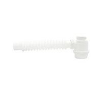 Sifon Tipo Botella Corrugado Blanco Coflex