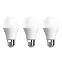 Bombillo  7W 860 Lumen A60 E27 3 Unidades Ledecour