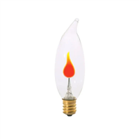 Bombillo Vela Flama Transparente 3 W Ionic