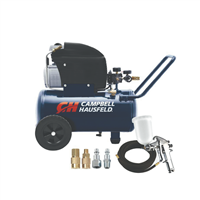 Compresor 2 Hp 6.3 Galones 120V Con Kit Pintar Campbell