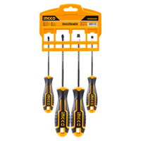Desatornillador Plano Phillips 4 Piezas Ingco