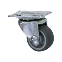 Rueda Giratoria Gris Mueble 25 mm 10 Kg Tente