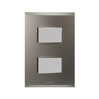 Apagador Doble Champagne Unipolar 15 A Nobile Bticino