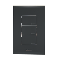 Apagador Triple Negro 3 Vías 15 A Nobile Bticino
