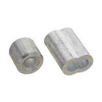 Gaza Cable Acero Aluminio 1/4" 2 Unidades National