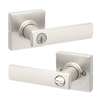 Cerradura Manija con Llave Niquel Satin Breton Kwikset