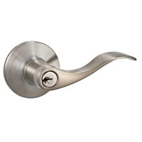 Cerradura Manija con Llave Niquel Satin Queen Kwikset