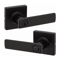 Cerradura Manija Negro Mate Breton Kwikset