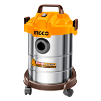 Aspiradora 12 L 800 W Seco Humeado Acero Inoxidable Ingco