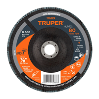 Disco Lamina 7" Grano 80 Truper