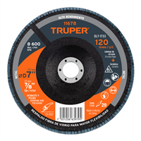 Disco Lamina 7" Grano 120 Truper