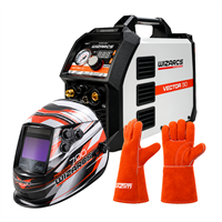 Cortadora Plasma 110/220 V Vector + Mascara + Guante Wizarcs