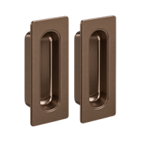 Dedal Rectangular Empotrar 96 mm Cafe 2 Unidades