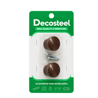 Tiradera Pomo Cafe 2 Unidades Decosteel