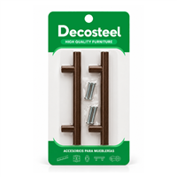 Tiradera Hueca Cafe 160 mm 2 Unidades Decosteel