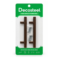 Tiradera Hueca Cafe 96 mm 2 Unidades Decosteel