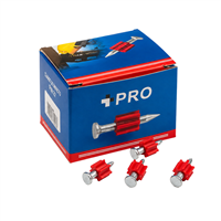 Clavo Acero Impacto 25 mm 1" para Gypsum 100 Unidades + Pro
