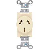 Toma Corriente Sencillo Marfil 220 V Empotrar 20A Eagle