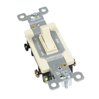 Apagador Palanca 4 Vias Marfil 15A 110/220V Eagle